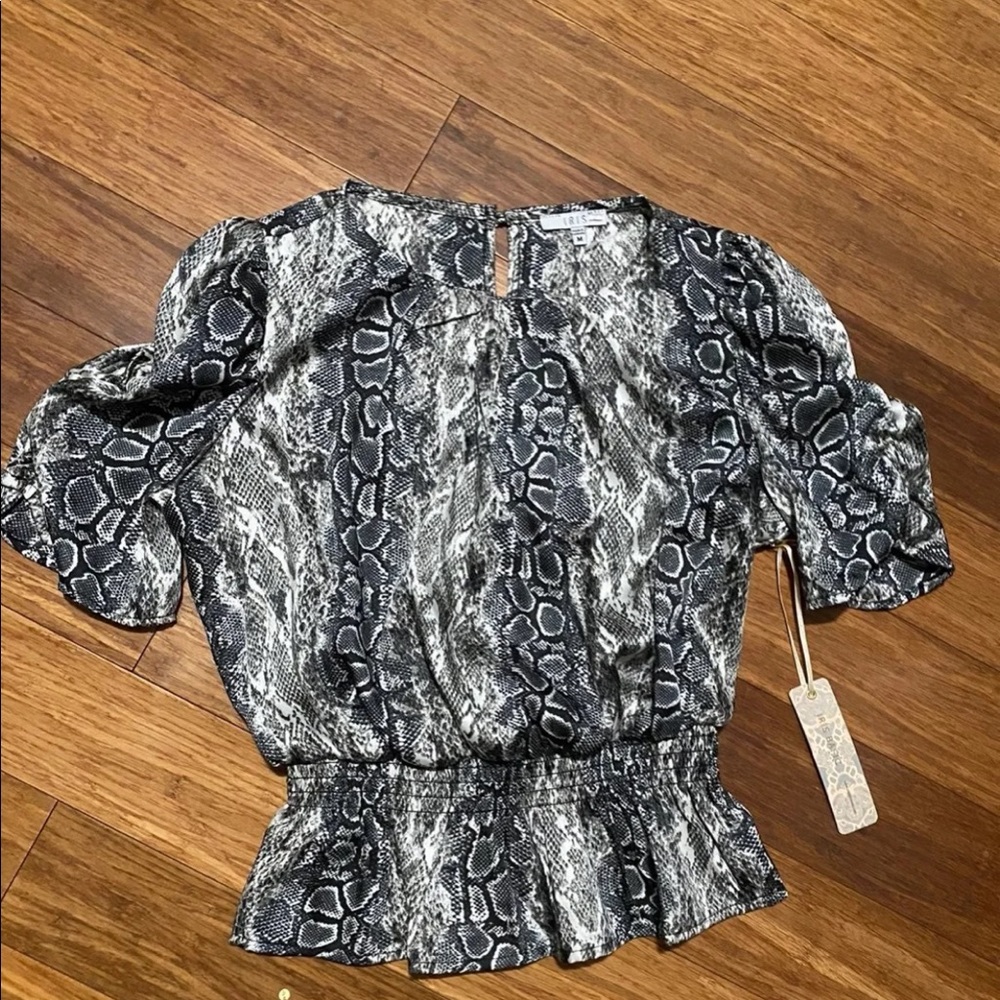 Peplum blouse
